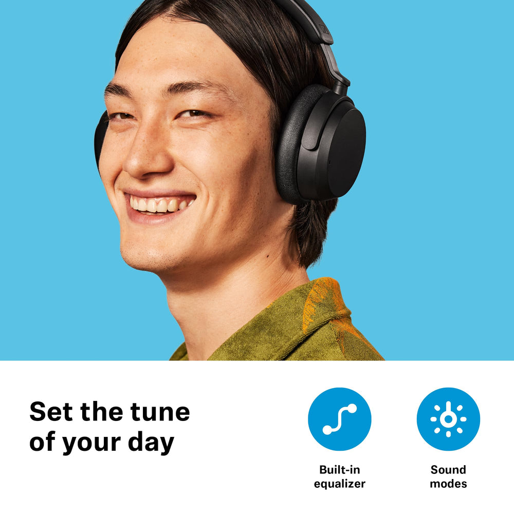 Sennheiser ACCENTUM Wireless Bluetooth Headphones - 50-Hour Battery Life, Audio, Hybrid Noise Cancelling (ANC), All-Day Comfort, Black
