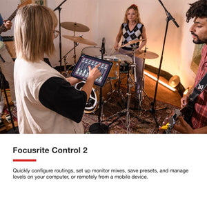 Focusrite Scarlett 18i20 4th Gen USB Audio Interface, for Multitrack Recording, Music Production and Podcasting — High-Fidelity, Studio Quality Recording, and All the Software You Need to Record