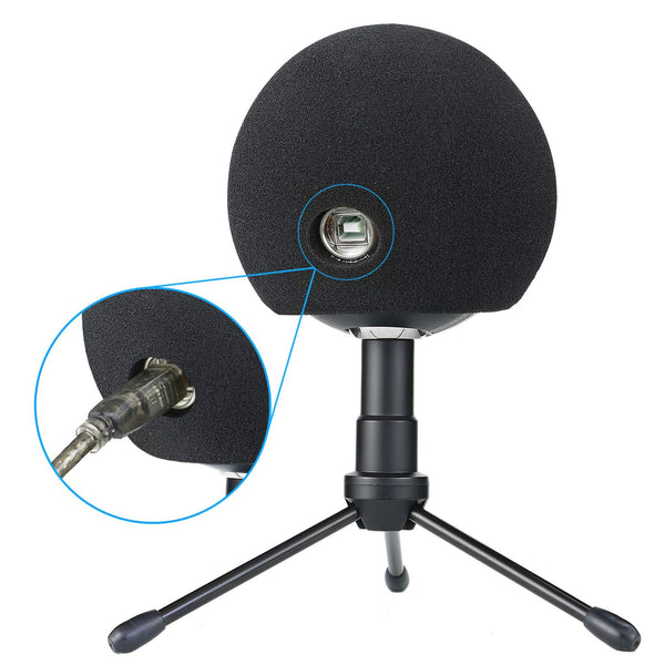 YOUSHARES Blue Snowball iCE Pop Filter - Customizing Microphone Windscreen Foam Cover for Improve Blue Snowball iCE Microphone Audio Quality