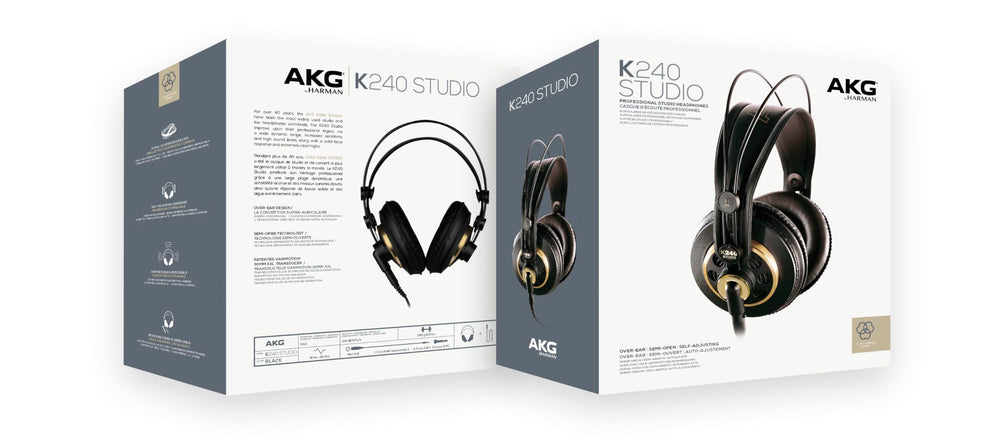 AKG Headphones, Gold, One Size (K240STUDIO)