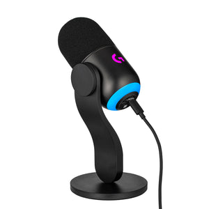 Logitech G Yeti GX RGB USB-C Gaming Microphone Bundle Including: Microphone Cleaner, Type C Cable, Fiber Cloth
