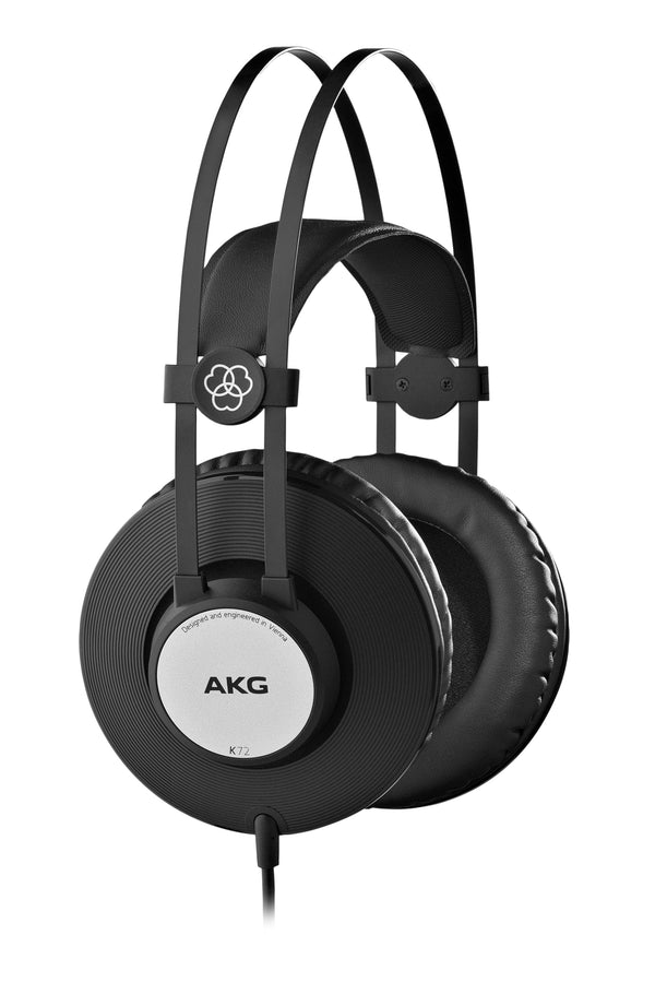 AKG Pro Audio AKG K72 Closed-Back Studio Headphones, Black, (3169H00020)