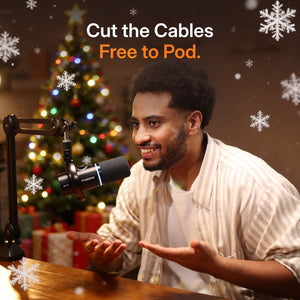 MAONO PD200W Hybrid Wireless Podcast Microphone for PC, Dynamic XLR USB Mic with Desktop Stand, Software, Noise Cancellation, for Vocal Recording, Streaming, Content Creation, Home Studio, Voiceover