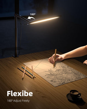 Weilisi 10.2" Desk Ring Light with Stand for Zoom Meetings, Ring Light for Desk with Clamp, 360° Rotate & Flexible Height Video Conference Light, Adjust Arm Desk Lamp Zoom Light for Home Office