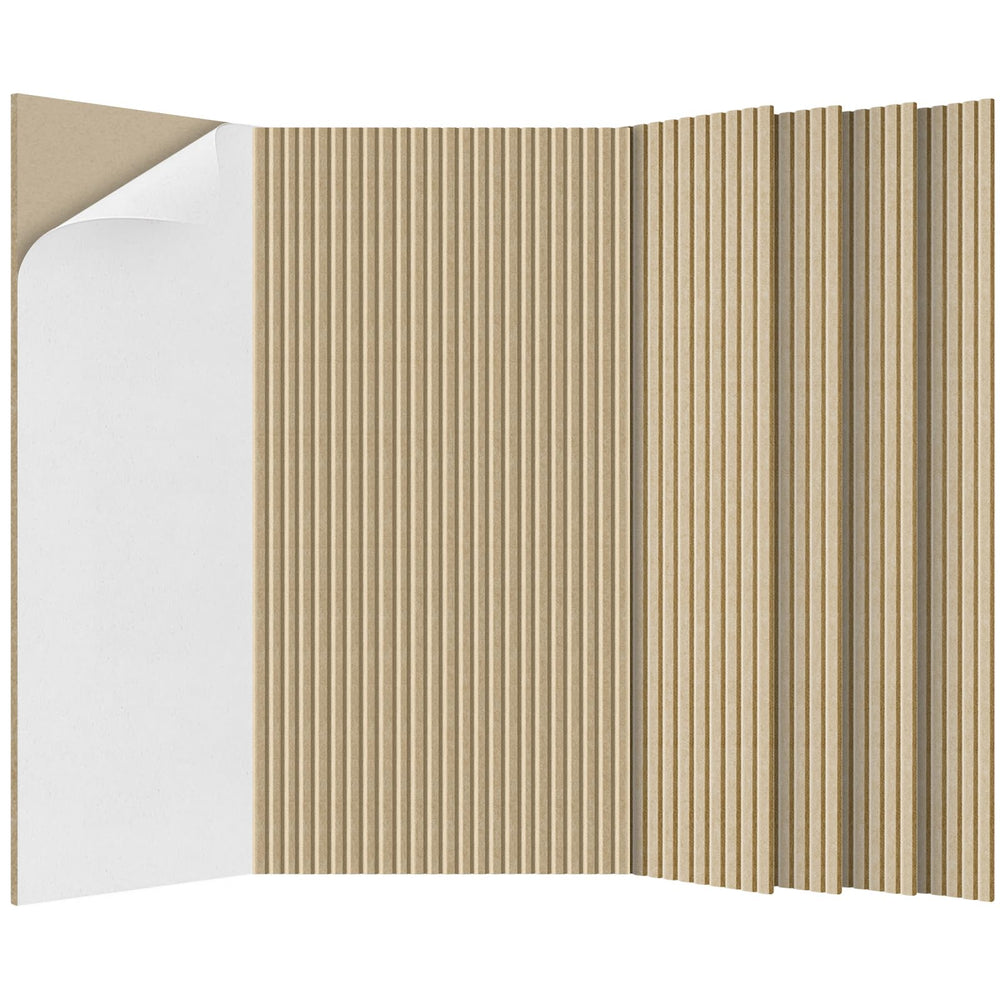 5 Pack Acoustic Panels,47.2x23.6x0.4 inch Acoustical Wall Panels,Large Soundproof Panels,Self-Adhesive Sound proof Panels for Walls,Acoustic Treatment for Recording Studio&Office,Camel