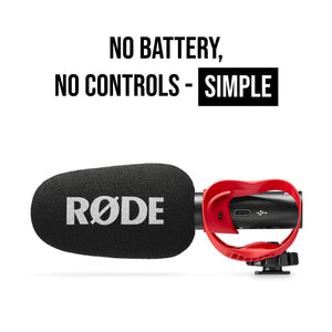 RØDE VideoMic GO II Helix | Ultra-Compact On-Camera Shotgun Microphone with Both 3.5mm and USB Outputs for Filmmaking, Content Creation, Podcasting and Video Calls (3rd Gen)