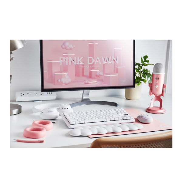 Logitech Creators Blue Yeti USB Microphone for Gaming, Streaming, Podcast, YouTube, Discord, PC, Studio Sound, Plug & Play-Dawn Pink