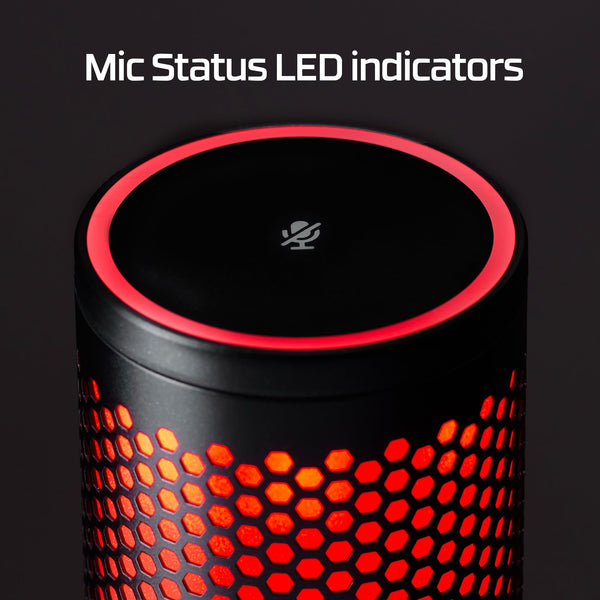 HyperX Quadcast 2 Frost – USB Microphone for Gaming, Streaming and Podcasting, with On-Board Controls, LED Lighting, Removable Shock Mount