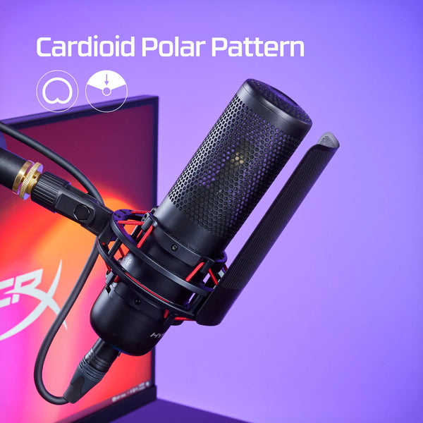 HyperX ProCast Microphone – Large Diaphragm Condenser Mic, XLR Connection