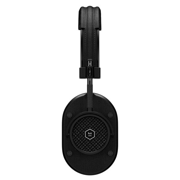 MASTER & DYNAMIC MH40 Over-Ear Wireless Headphones Gen II, Black Metal/Black Coated Canvas/Black Leather