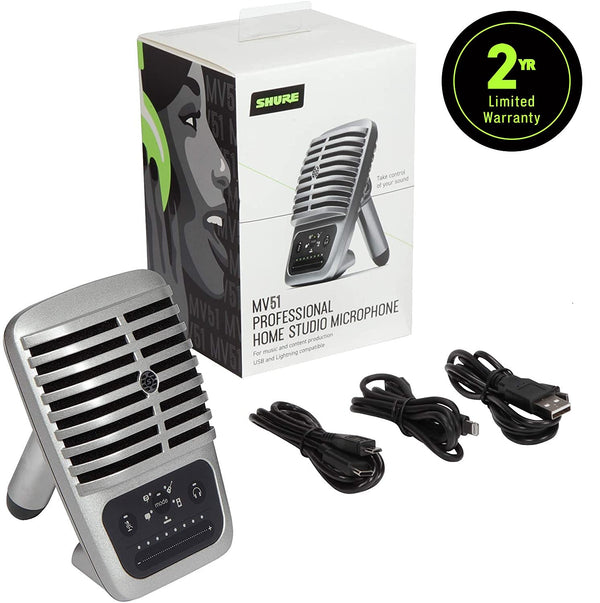 Shure MV51 Digital Condenser Microphone