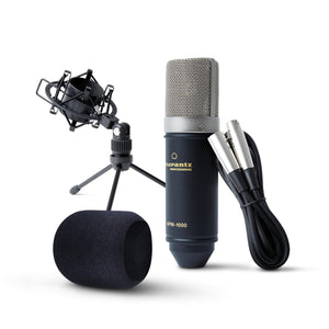 Marantz Professional MPM-1000 - Studio Recording XLR Condenser Microphone with Desktop Stand and Cable - For Podcast and Streaming Projects