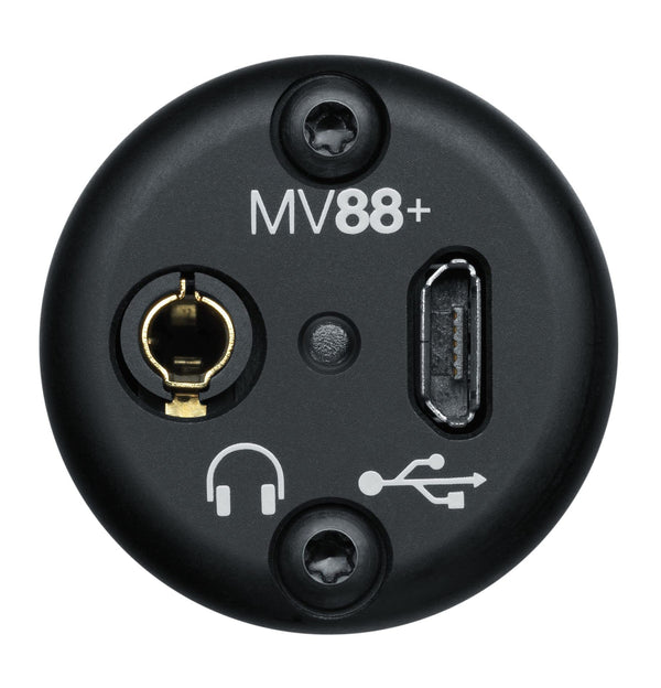 Shure MV88+ Video Kit - Digital Stereo Condenser Microphone for Apple and Android, with Manfrotto PIXI Tripod, Phone Clamp, Mount, iOS and USB-C Cables for Next-Level Compatibility and Connectivity