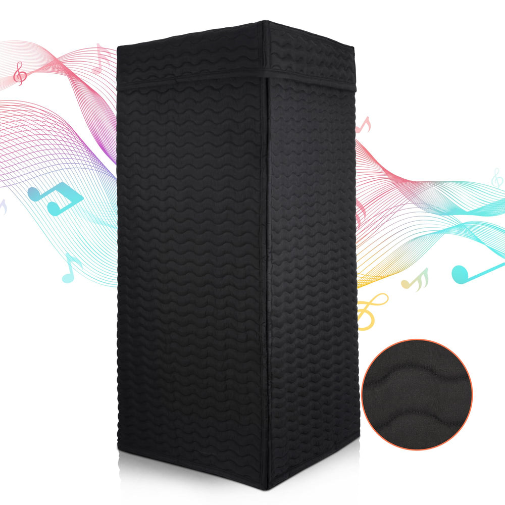 Voctent Portable Vocal Booth for Home Studio, Echo-Free Recording Booth with Premium Acoustic Blankets for Studio-Grade Sound