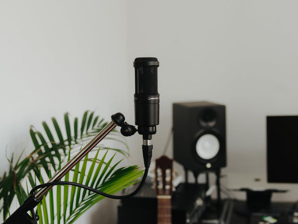 Audio-Technica AT2020 Cardioid Condenser Studio XLR Microphone, Ideal for Project/Home Studio Applications