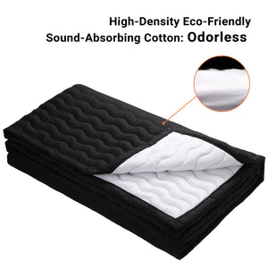 Voctent Portable Vocal Booth for Home Studio, Echo-Free Recording Booth with Premium Acoustic Blankets for Studio-Grade Sound