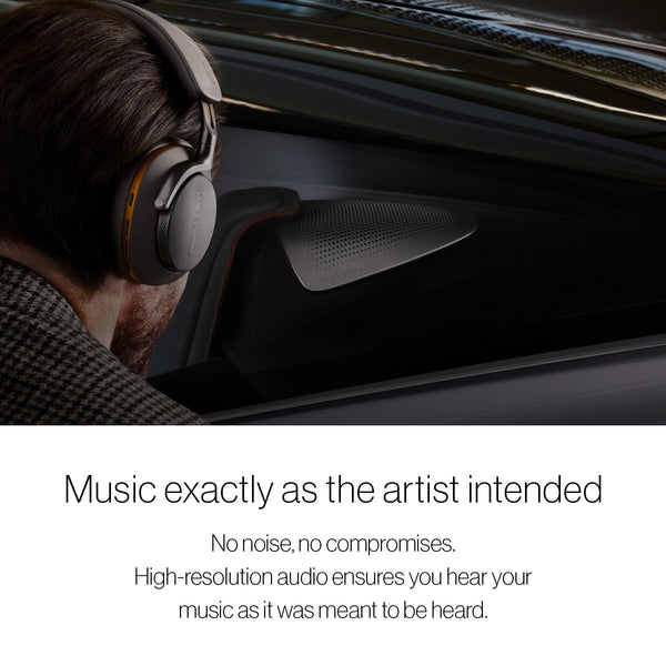 Bowers & Wilkins Px8 McLaren Edition Over-Ear Wireless Headphones, Advanced Active Noise Cancellation, 30-Hour Battery Life, 15-Min Quick Charging