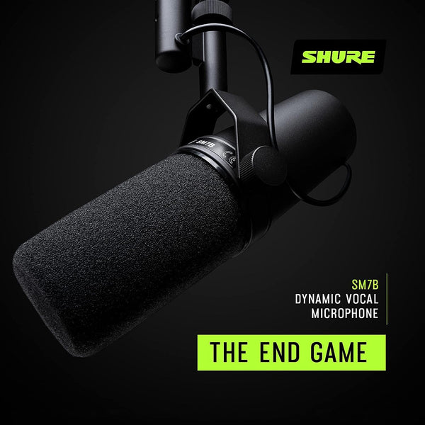 Shure SM7B + Shure MVX2U Bundle, Studio Vocal Recording Microphone with XLR to USB Connectivity