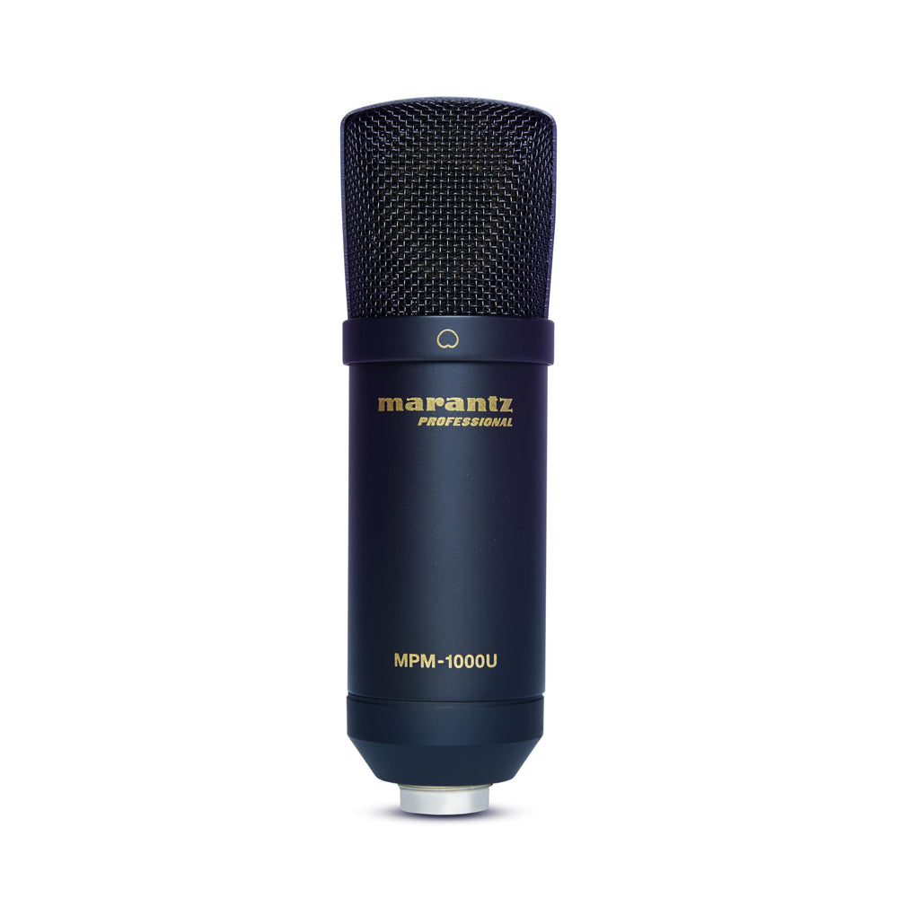 Marantz Professional MPM-1000U USB Condenser Microphone for Gaming, Streaming and Podcasting - Built-In Audio Interface, Desktop Stand, Plug-and-Play, Black