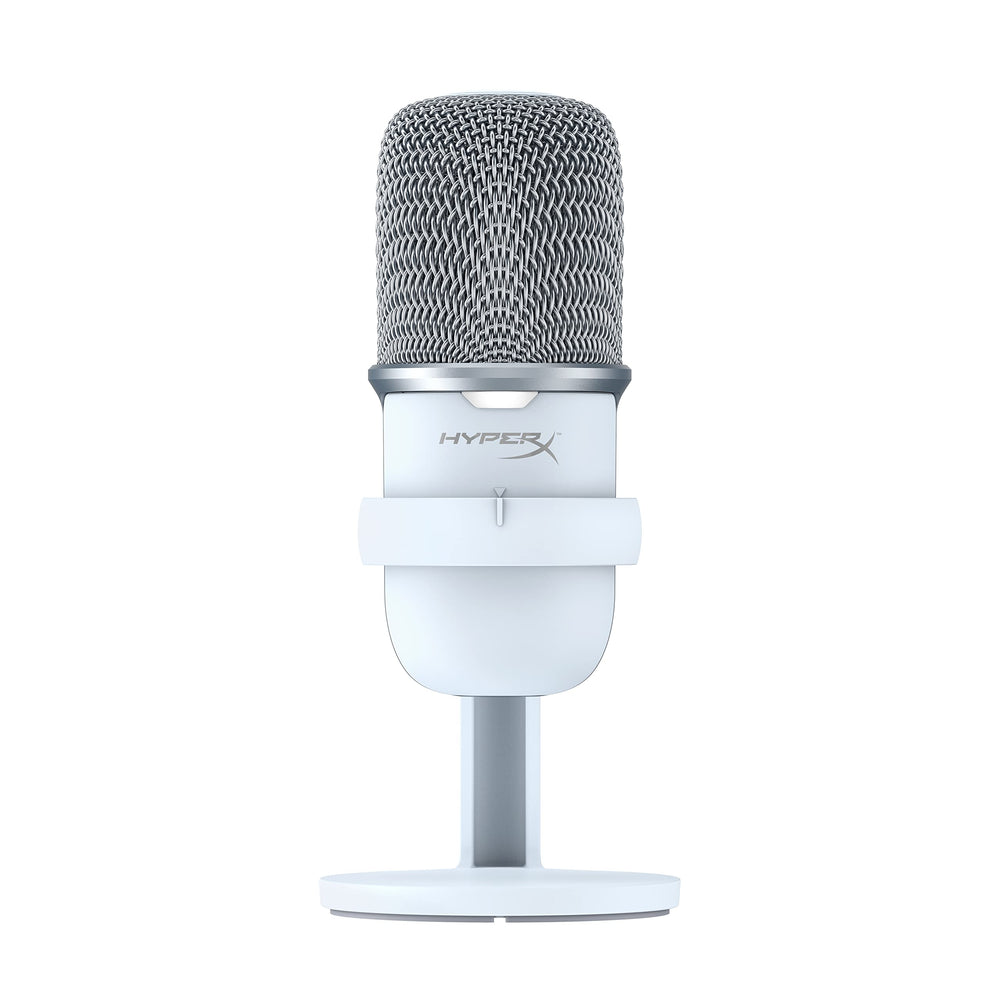 HyperX SoloCast – USB Condenser Gaming Microphone, for PC, PS5, PS4, and Mac, Tap-to-Mute Sensor, Cardioid Polar Pattern, Great for Streaming, Podcasts, Twitch, YouTube, Discord - White