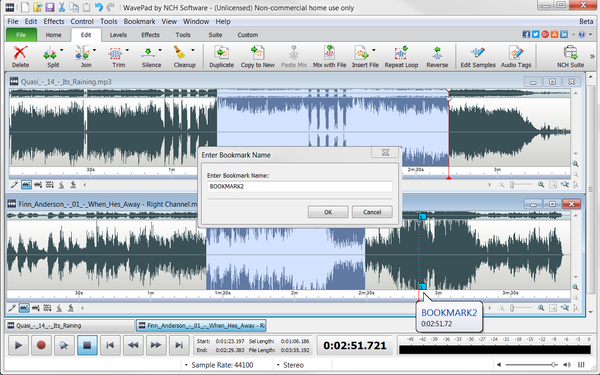 WavePad Free Audio Editor – Create Music and Sound Tracks with Audio Editing Tools and Effects [Download]