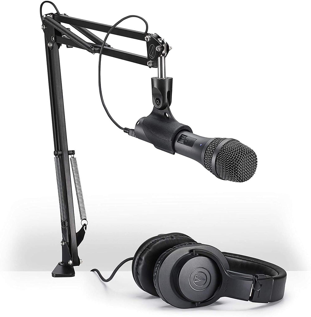 Audio-Technica AT2005USB Microphone Pack w/ATH-M20x, Boom & Mini-USB Cable