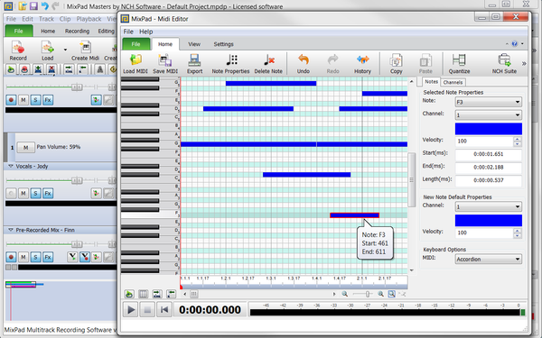 MixPad Multitrack Recording Software for Sound Mixing and Music Production [Download]