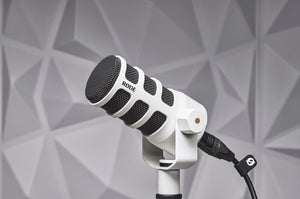 RØDE PodMic Cardioid Dynamic Broadcast Microphone - White