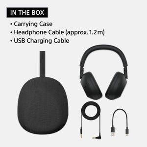 Sony WH-1000XM6 The Best Wireless Noise Canceling Headphones, HD NC Processor QN3, 12 Microphones, Adaptive NC Optimizer, Mastered by Engineers, Studio-Quality, 30-Hour Battery, Platinum Silver