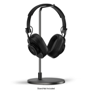 MASTER & DYNAMIC MH40 Over-Ear Wireless Headphones Gen II, Black Metal/Black Coated Canvas/Black Leather