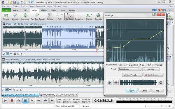 WavePad Free Audio Editor – Create Music and Sound Tracks with Audio Editing Tools and Effects [Download]