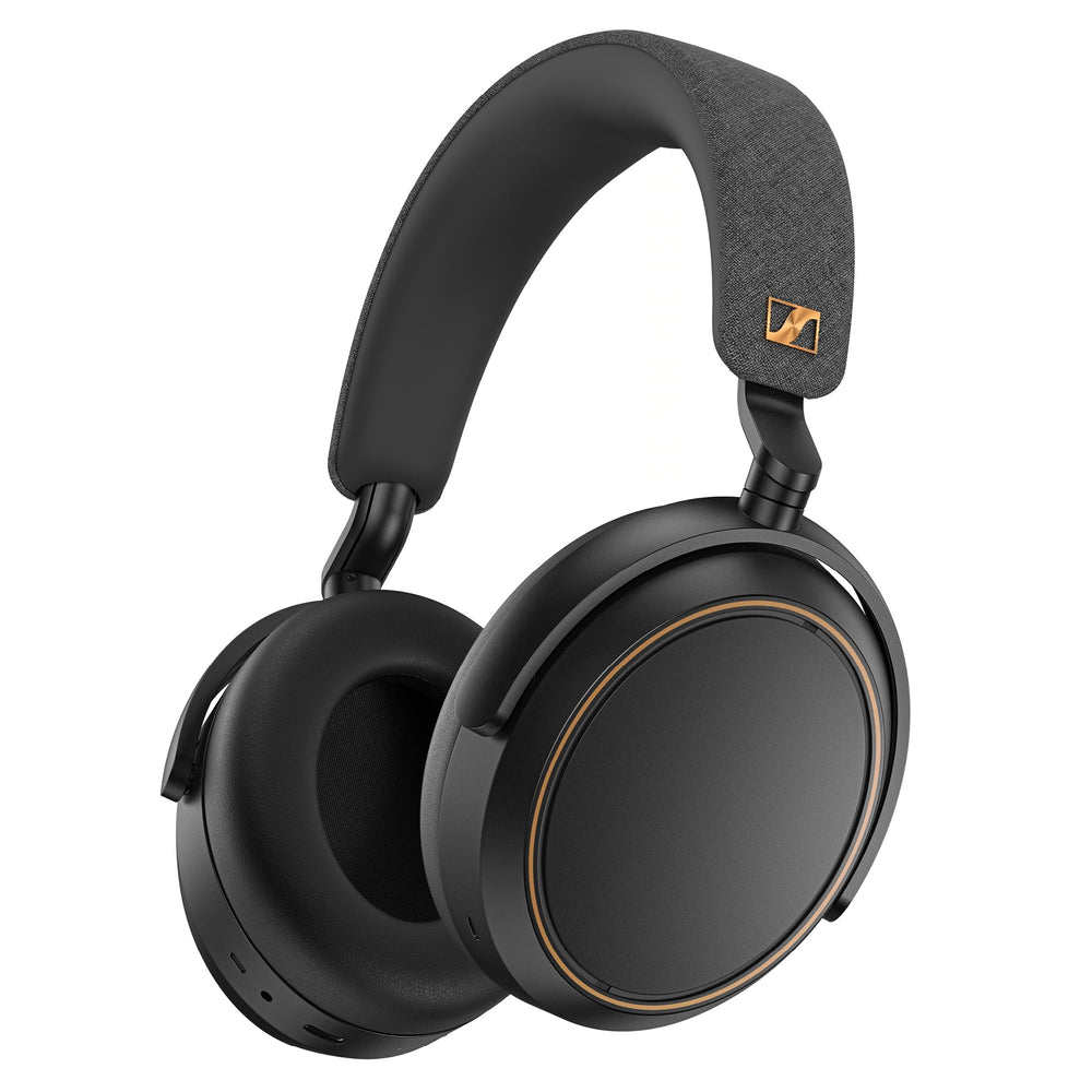 Sennheiser Consumer Audio Momentum 4 Wireless Headphones - Bluetooth Headset for Crystal-Clear Calls with Adaptive Noise Cancellation, 60h Battery Life, Lightweight Folding Design - Black/Copper