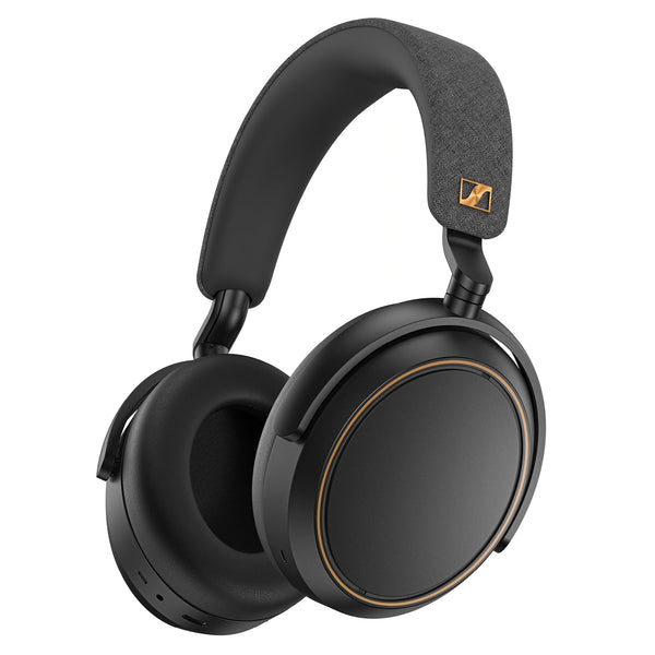Sennheiser Consumer Audio Momentum 4 Wireless Headphones - Bluetooth Headset for Crystal-Clear Calls with Adaptive Noise Cancellation, 60h Battery Life, Lightweight Folding Design - Black/Copper