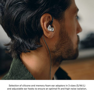 Sennheiser IE 900 Audiophile In-Ear Monitors - TrueResponse Transducers with X3R technology for Balanced Sound, Detachable Cable with Flexible Ear Hooks, Includes Balanced Cables, 2-Year Warranty