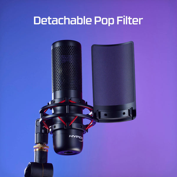 HyperX ProCast Microphone – Large Diaphragm Condenser Mic, XLR Connection