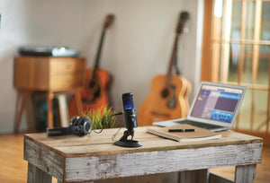 Audio-Technica AT2020USB-X Cardioid Condenser USB Microphone, Black