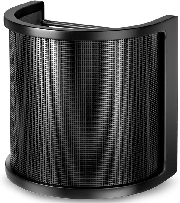 Audio-Technica AT2020 Cardioid Condenser Microphone Bundle with Studio Headphones + XLR Cable + Pop Filter + Arturia MiniFuse 1 Audio Interface + Mic Arm + Cleaning Cloth (7 Items)