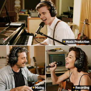 MAONO USB XLR Condenser Microphone Set: PC Computer Podcast Cardioid Metal Mic Kit with Software for Recording, Studio, Singing, YouTube (A04 Gen2+G1 Neo+MH700)