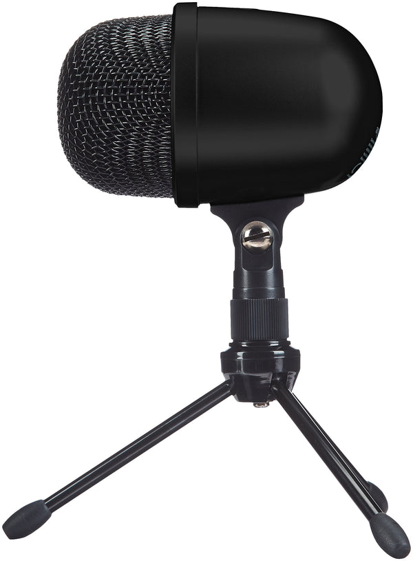 Amazon Basics Mini USB Condenser Microphone for Online Meeting, Gaming, Podcast - Black