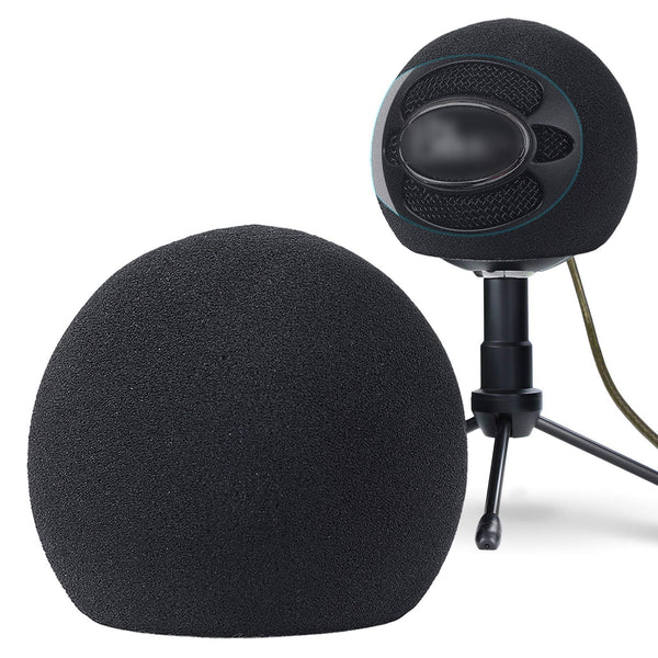 YOUSHARES Blue Snowball iCE Pop Filter - Customizing Microphone Windscreen Foam Cover for Improve Blue Snowball iCE Microphone Audio Quality