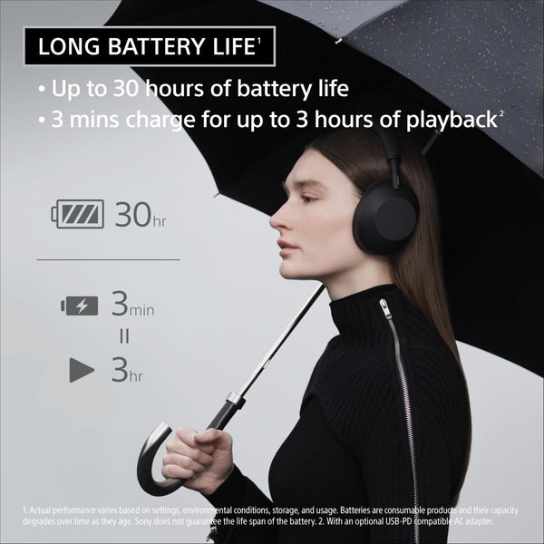 Sony WH-1000XM6 The Best Wireless Noise Canceling Headphones, HD NC Processor QN3, 12 Microphones, Adaptive NC Optimizer, Mastered by Engineers, Studio-Quality, 30-Hour Battery, Platinum Silver