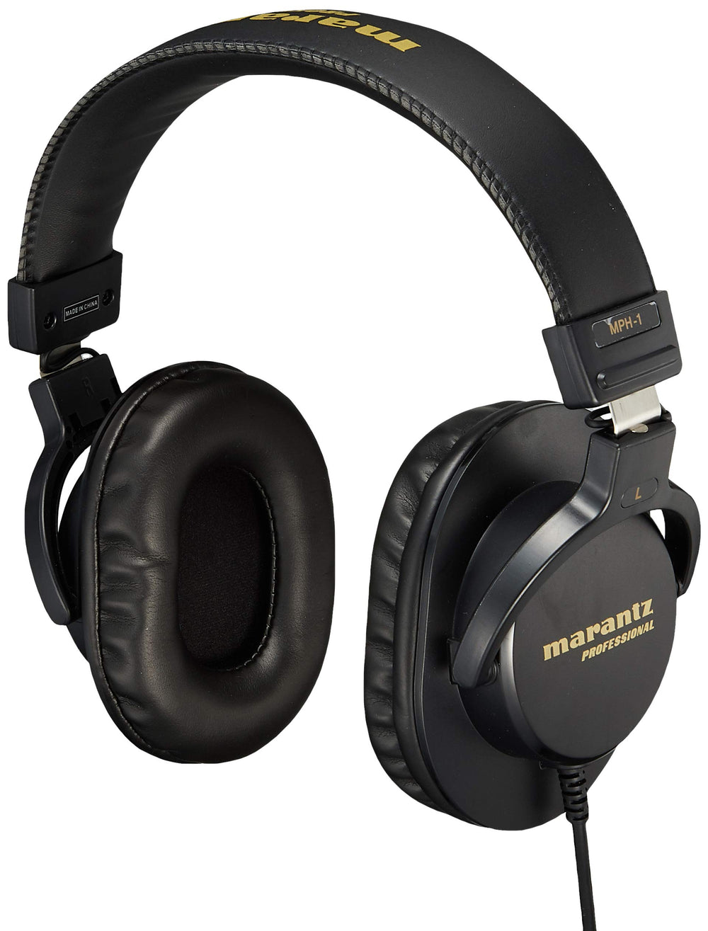 Marantz Pro Monitor Headphones, Enclosed Over-Ear Headphones, Wired 40mm Diameter Driver, Musical Instrument Playing, Distribution, DJ, Gaming, Telework, MPH-1