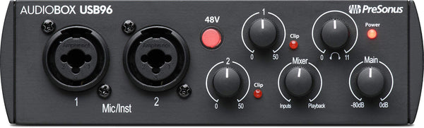 PreSonus AudioBox USB 96 Studio with Studio One Pro Software