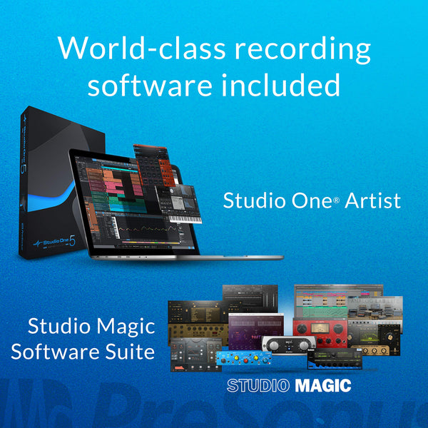 PreSonus AudioBox USB 96 Studio with Studio One Pro Software