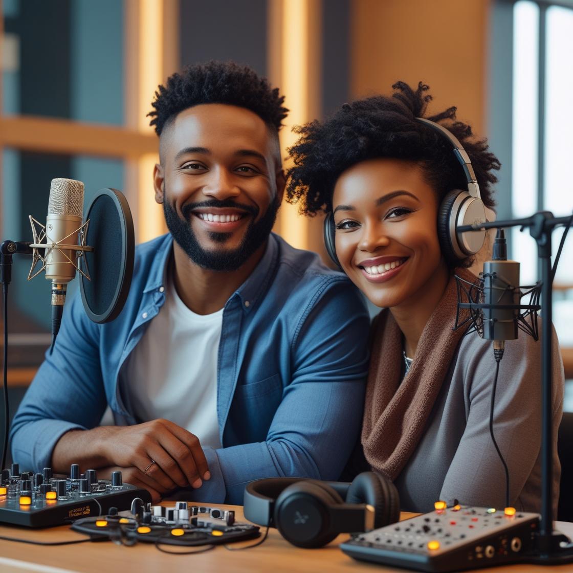 Creating popular Podcast Content Creator Studio with Beginner and Pro Gear